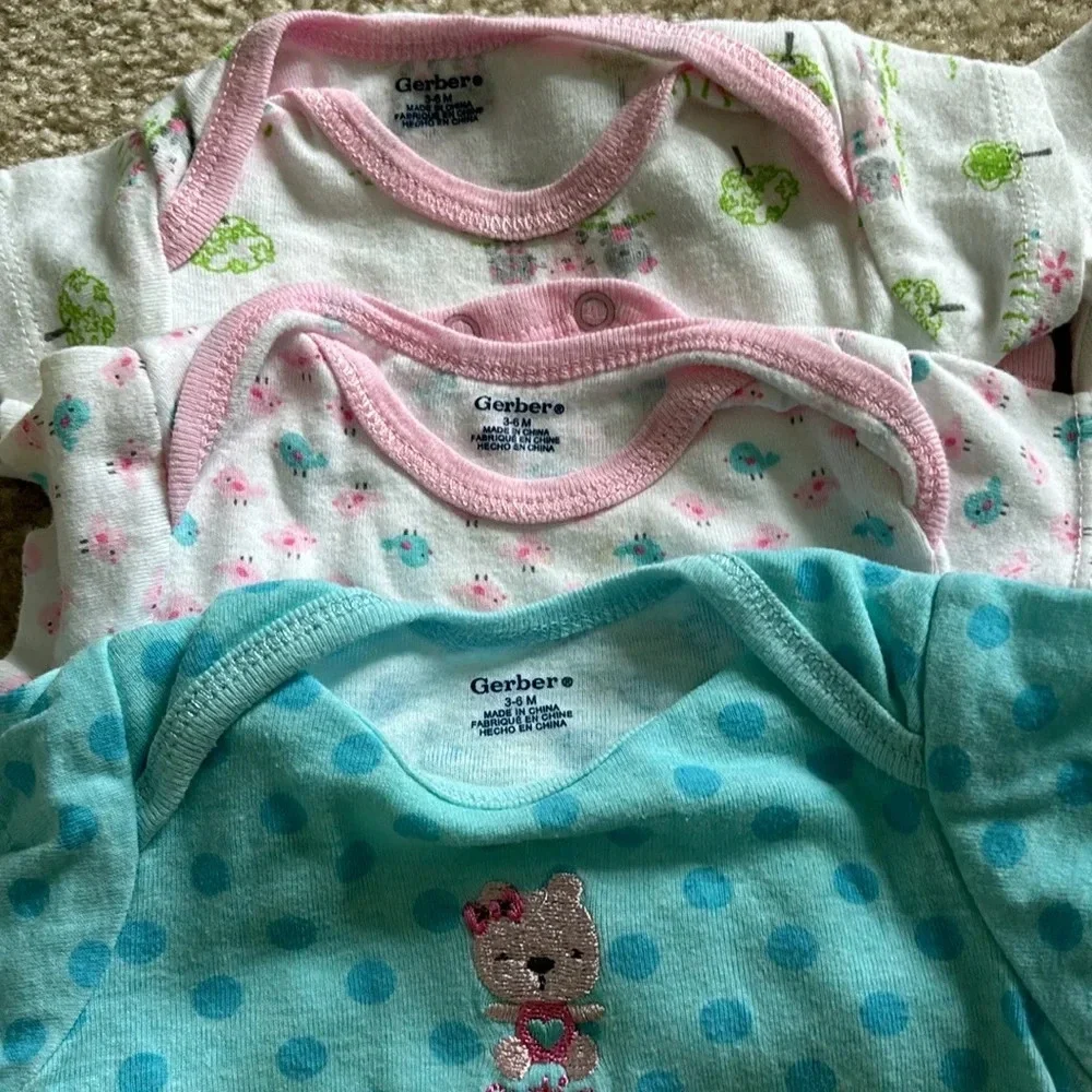 EUC LOT 3Mos. Onesies